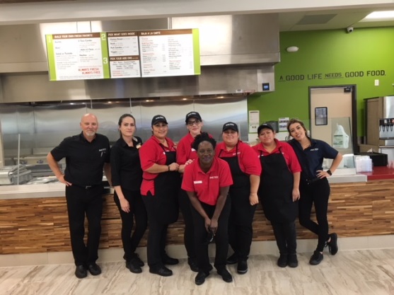 Baja Fresh restaurant staff